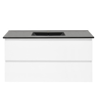 Koupelnová skříňka s umyvadlem SAT B-Way 99x50x45 cm bílá lesk BWAY2100WU4B