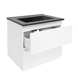 Koupelnová skříňka s umyvadlem SAT B-Way 1 59x50x45 cm bílá lesk BWAY260WU4B