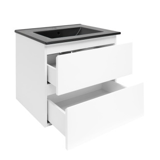 Koupelnová skříňka s umyvadlem SAT B-Way 1 59x50x45 cm bílá lesk BWAY260WU4B