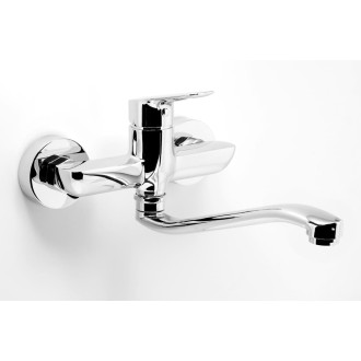 Dřezová - umyvadlová baterie Novaservis Metalia 54 s otočným ramínkem 150 mm chrom 54070,0
