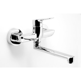 Dřezová - umyvadlová baterie Novaservis Metalia 54 s otočným ramínkem 150 mm chrom 54076,0