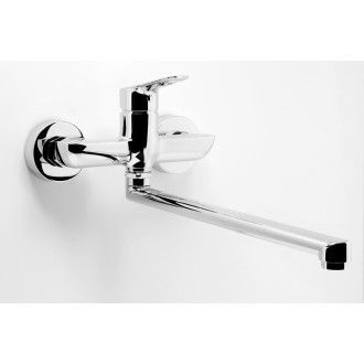 Dřezová - umyvadlová baterie Novaservis Metalia 54 s otočným ramínkem 150 mm chrom 54078,0E