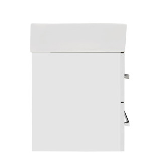 Koupelnová skříňka s umyvadlem SAT Cube Way 60x53x46 cm bílá lesk CUBE46602BISATCW