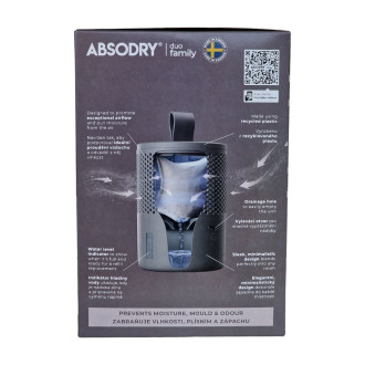 Pohlcovač vlhkosti Everbrand Absodry Duo Family Bag 6-series, do 50 m3, šedý 220-ADB-EN-CZ