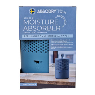 Pohlcovač vlhkosti Everbrand Absodry Duo Family Bag 6-series, do 50 m3, modrý 220-ADB-B-EN-CZ
