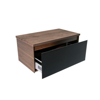 Koupelnová skříňka s krycí deskou Naturel Monza 79x30x45 cm ořech mat MONZA80BN