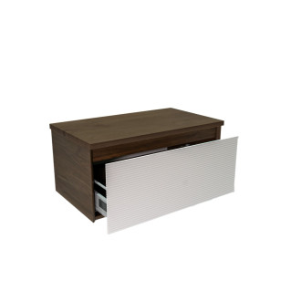 Koupelnová skříňka s krycí deskou Naturel Monza 79x30x45 cm ořech mat MONZA80WN