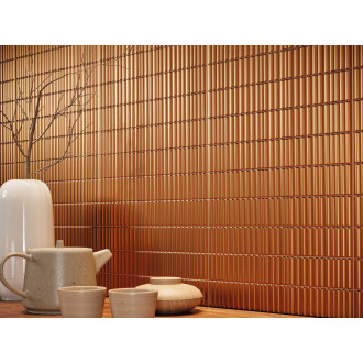 Obklad Vilar Albaro Metallica copper 5x30 cm reliéfní METALLICACO