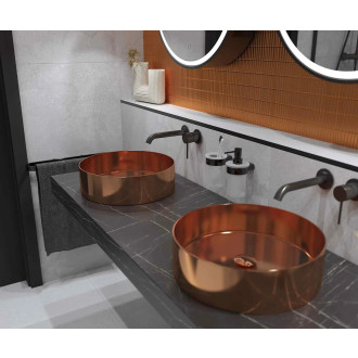 Obklad Vilar Albaro Metallica copper 5x30 cm reliéfní METALLICACO