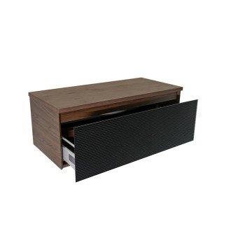 Koupelnová skříňka s krycí deskou Naturel Monza 99x30x45 cm ořech mat MONZA100BN