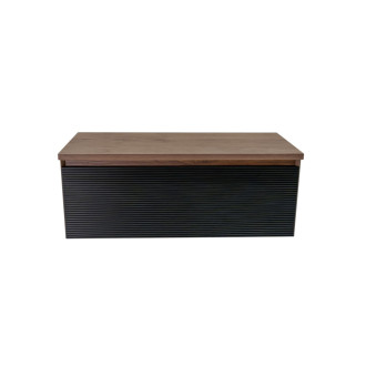 Koupelnová skříňka s krycí deskou Naturel Monza 99x30x45 cm ořech mat MONZA100BN