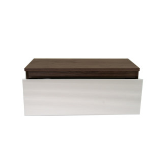 Koupelnová skříňka s krycí deskou Naturel Monza 99x30x45 cm ořech mat MONZA100WN
