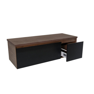 Koupelnová skříňka s krycí deskou Naturel Monza 119x30x45 cm ořech mat MONZA120BN