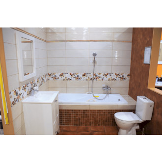 Zrcadlo Naturel Provence 60x70 cm bílá SIKONSP20573