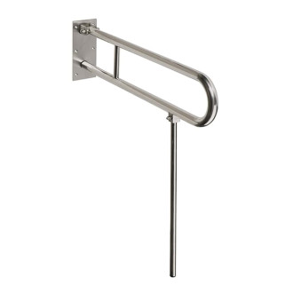 BEMETA HELP: Sklopný úchyt ve tvaru U s opěrnou nohou 813mm, brus 301102082N