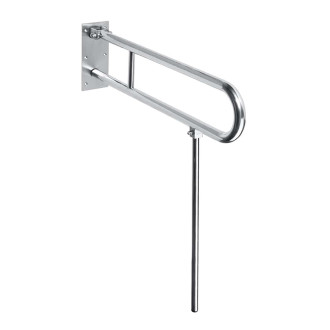 BEMETA HELP: Sklopný úchyt ve tvaru U s opěrnou nohou 813 mm, nerez 301102081N