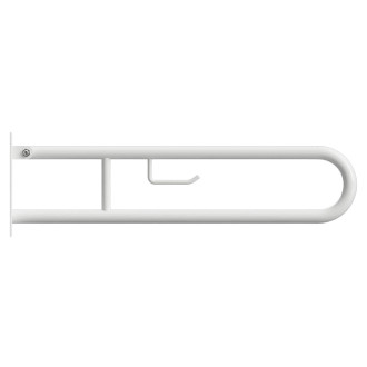 BEMETA HELP: Sklopný úchyt ve tvaru U s držákem na TP 813mm, bílé 301102284