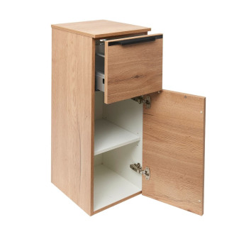 Koupelnová skříňka nízká Naturel Nobia 30x86x35 cm dub sierra pravá NOBIAN30PDSN