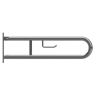 BEMETA HELP: Sklopný úchyt ve tvaru U 750 mm, nerez lesk, s krytkou a držákem TP 301407301