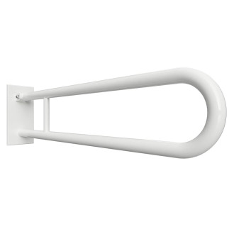 BEMETA HELP: Sklopný úchyt ve tvaru U 850 mm, bílé, s krytkou a držákem TP 301407323