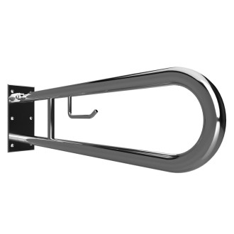 BEMETA HELP: Sklopný úchyt ve tvaru U 750 mm, nerez, s držákem TP 301406301