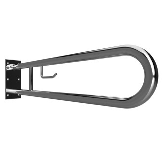 BEMETA HELP: Sklopný úchyt ve tvaru U 850 mm, nerez, s držákem TP 301406321