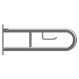 BEMETA HELP: Sklopný úchyt ve tvaru U 600 mm, brus, s krytkou a držákem TP 301407272