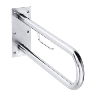 BEMETA HELP: Podpěrné madlo ve tvaru U 750 mm, nerez, s držákem TP 301907301