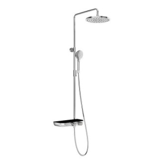 Ravak TE 094.02 Sloup Termo s funkcí Stop, chrom/black X070162