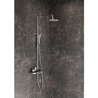 Ravak TE 094.02 Sloup Termo s funkcí Stop, chrom/black X070162