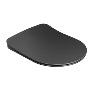Ravak WC sedátko Uni Chrome Flat black X01795