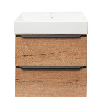 Koupelnová skříňka s umyvadlem Naturel Nobia 60x60x46 cm dub Sierra mat NOBIA60ZDSSAT