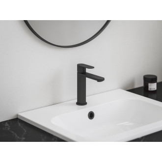 Ravak CR II 014.20BL Umyvadlová bat. 175 mm, bez výpusti, black X070458