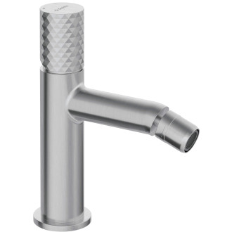 Deante SILIA HEXA bidetová baterie bez výpusti click-clack, ocel BHS_F30M