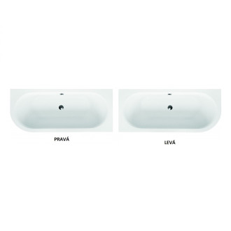 BESCO vana AVITA 150 (1500x750 mm), levé provedení, bez nožiček VANAVIT150L