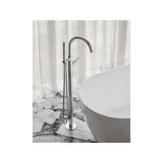 Ravak ES 080.00CR.RB07G Vanová baterie na podlahu se setem, chrome X070499