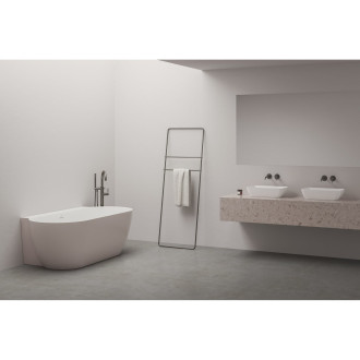 Ravak ES 080.20GB.RB07G Vanová baterie na podlahu se setem, graphite brushed X070502