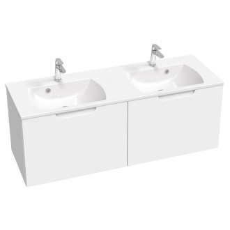 Ravak dvojumyvadlo Classic II 1300 Slim white s otvory XJX01113001