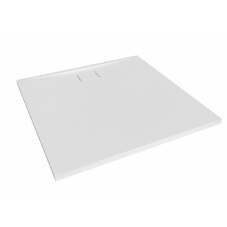 Sprchová vanička čtvercová SAT Vision 90x90 cm litý mramor SATSVVI90QB