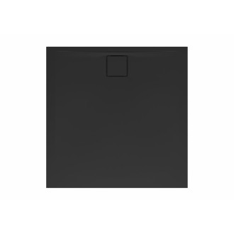 Sprchová vanička čtvercová SAT Vision 90x90 cm litý mramor černá SATSVVI90QC