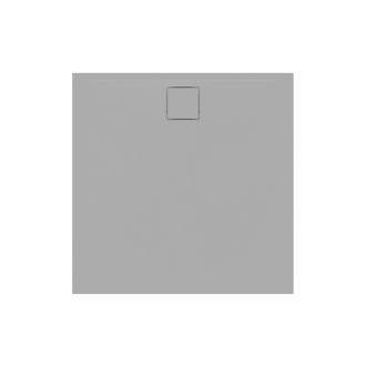 Sprchová vanička čtvercová SAT Vision 90x90 cm litý mramor šedá SATSVVI90QS