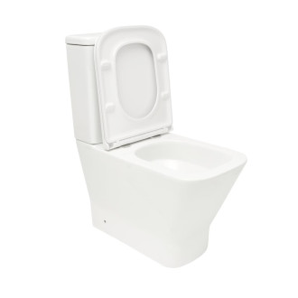 WC kombi komplet SAT B-Way vírové včetně prkénka softclose, vario odpad SAT2168STORP