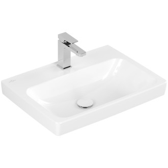 Villeroy & Boch Architectura - Umyvadlo 60x45 cm, bez přepadu, otvor pro baterii, alpská bílá 4A876101