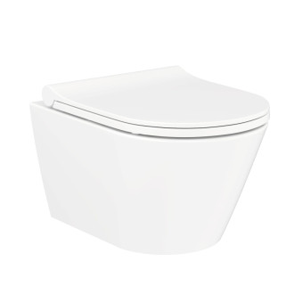 Wc s prkénkem softclose závěsné Glacera Ava zadní odpad WCAVACOMPACT