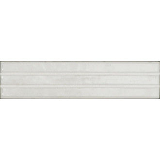 Obklad Ragno Look Bianco Struttura 3D Yubi 6x24 cm lesk RCU2