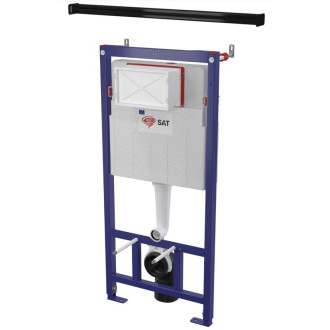 Nádržka do lehké stěny k WC SAT s rozpěrou mezi stěny SATAMSKJ