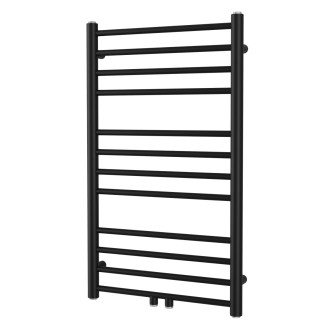 Radiátor kombinovaný SAT Paul 84x50 cm středové připojení černá matná SATRAPA840500SBL