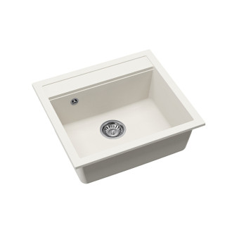 Dřez SAT bílá SATSINKGQQ100W