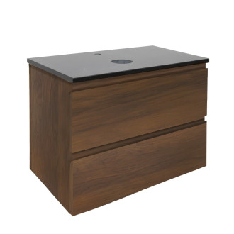 Koupelnová skříňka s krycí deskou SAT B-Way 79x50x45 cm ořech mat BWAY280NUTZ