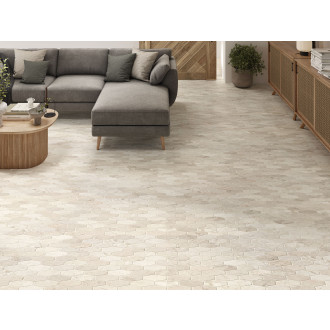 Mozaika Mosavit Hexagonal beige 25x37 cm mat KANAWA